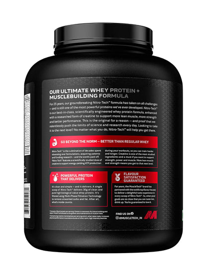Muscletech Nitro Tech Whey Protein Powder 1.81 kg
