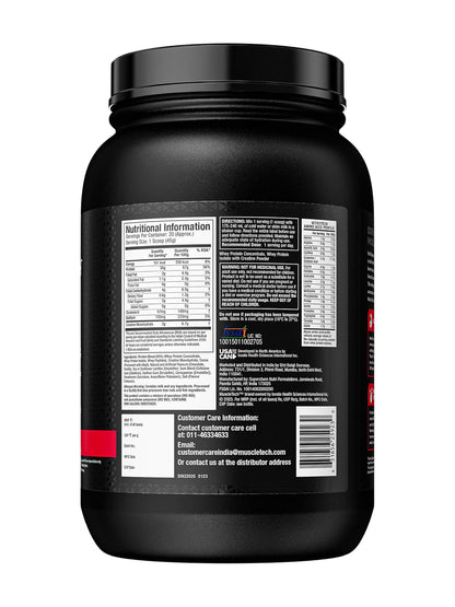 Muscletech Nitro Tech Whey Protein Milk Chocolate Powder 907 g
