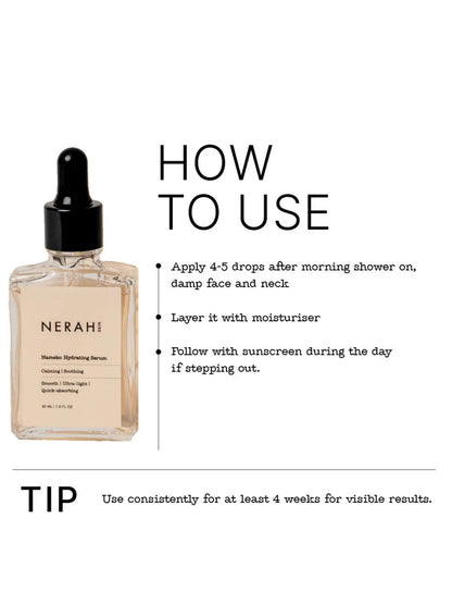 Nerah Skin Nameko Hydrating Serum (30ml)