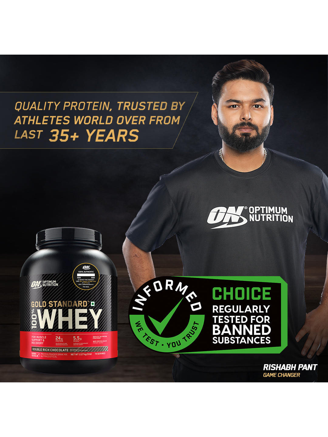 ON Gold Standard 100% Whey Protein Powder 907 g