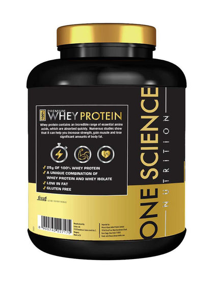 One Science Nutrition Premium 100% Whey Protein  Powder 2.27 kg