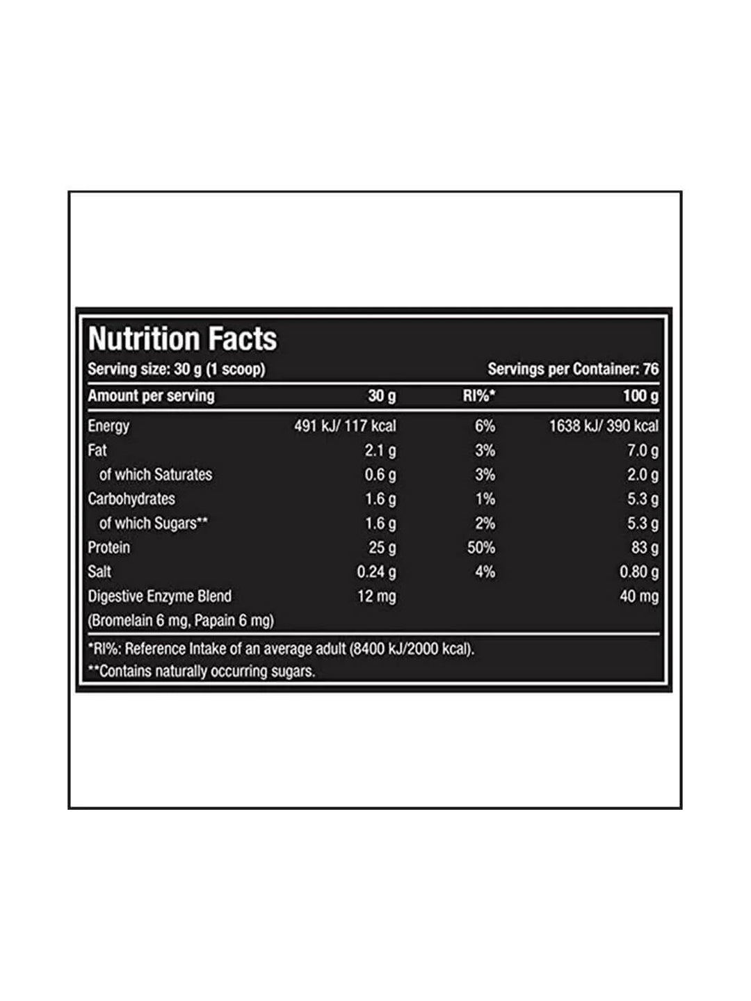 One Science Nutrition Premium 100% Whey Protein  Powder 2.27 kg