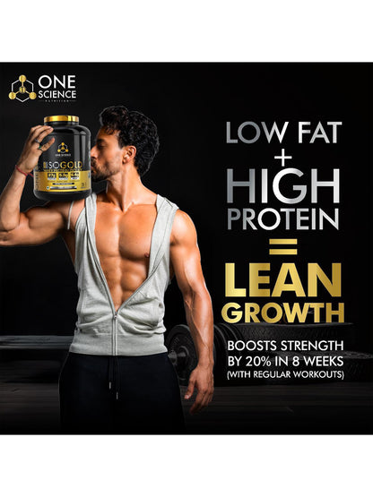 One Science Nutrition IsoGold Whey Protein Isolate Powder 2.27 kg