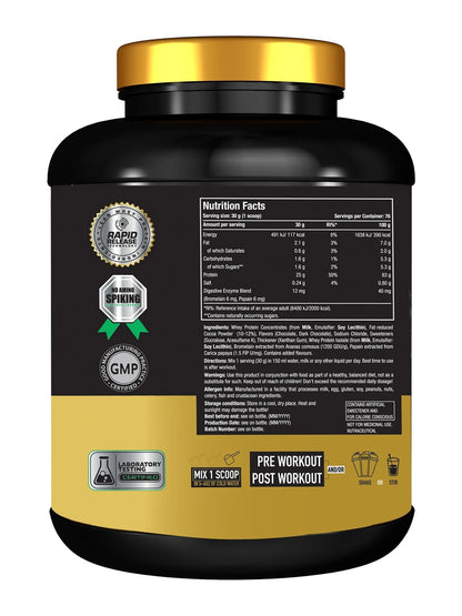 One Science Nutrition Premium 100% Whey Protein  Powder 2.27 kg