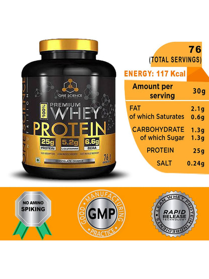 One Science Nutrition Premium 100% Whey Protein  Powder 2.27 kg