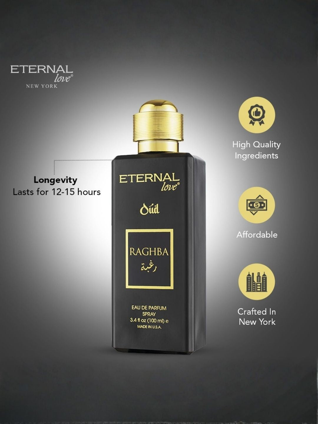 ETERNAL LOVE EDP 100ML OUD RAGHBA