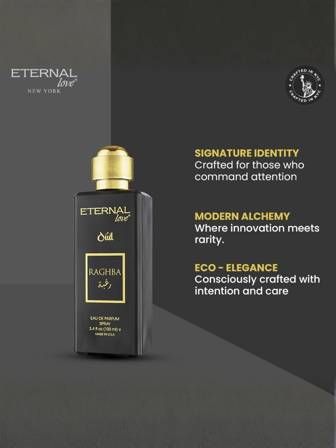 ETERNAL LOVE EDP 100ML OUD RAGHBA