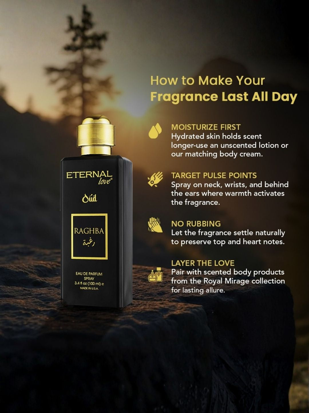 ETERNAL LOVE EDP 100ML OUD RAGHBA
