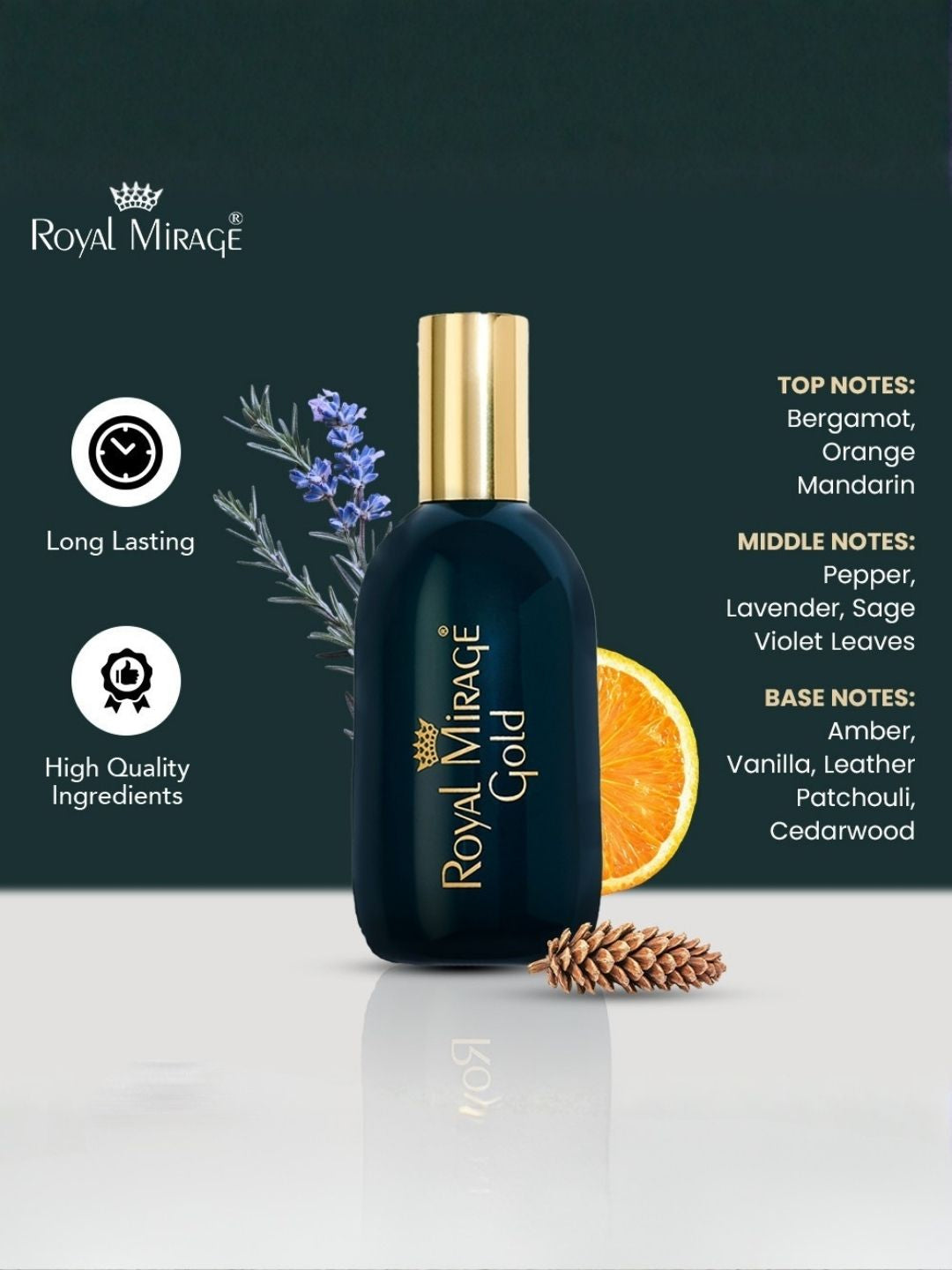 ROYAL MIRAGE EDC 120ML GOLD