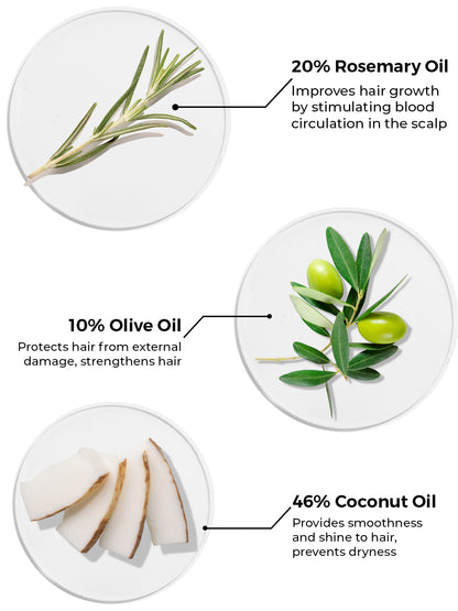 Brillare Rosemary Oil Shots For Hair Growth  (48ml)