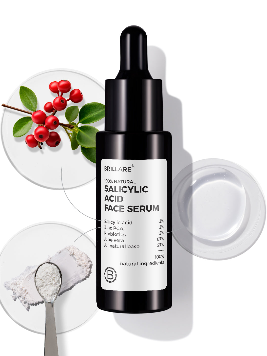 Brillare Salicylic Acid Face Serum For Oily, Acne Prone Skiin (30ml)