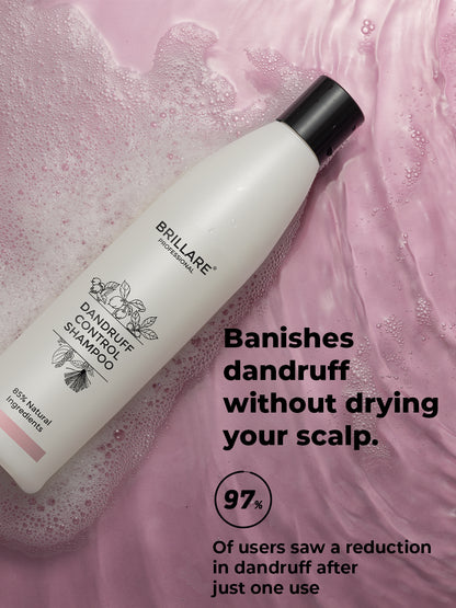 Brillare Dandruff Control Shampoo For Itchy, Flaky Scalp (300ml)