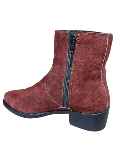 Shoe Bazar Brown Suede Leather Boots for Men