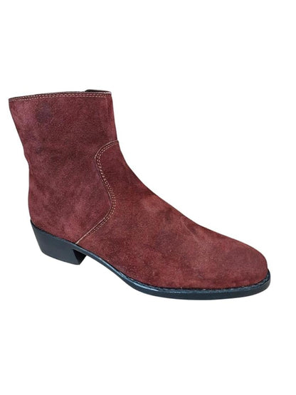 Shoe Bazar Brown Suede Leather Boots for Men