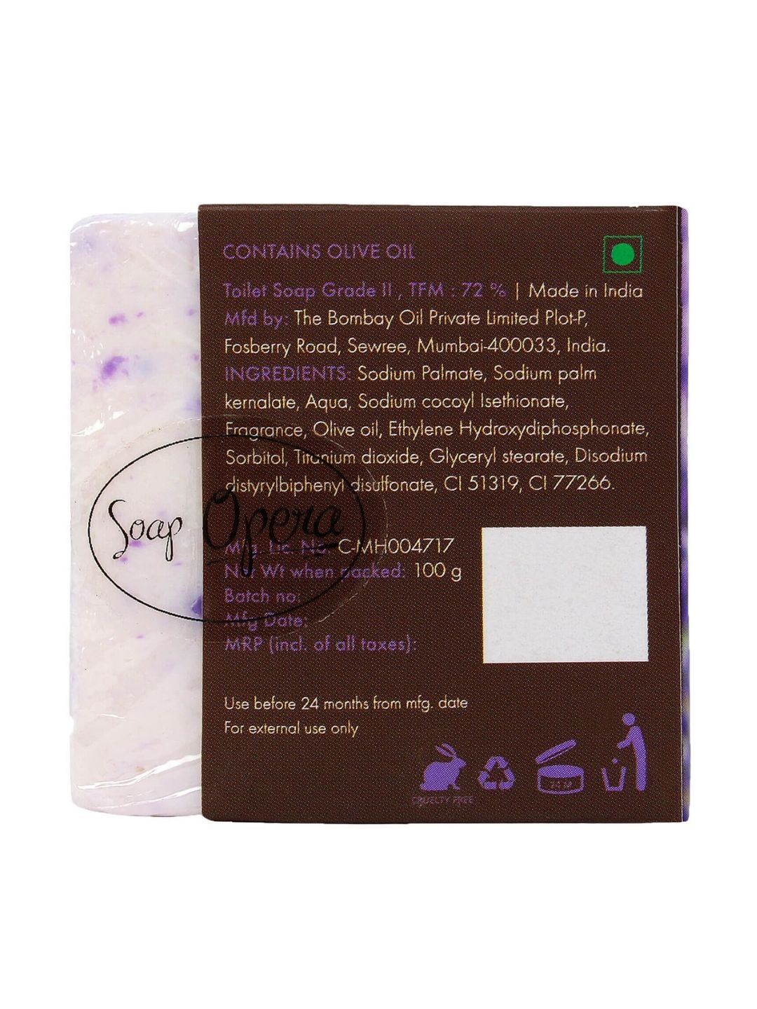 Soap Opera Spearmint Bathing Bar
