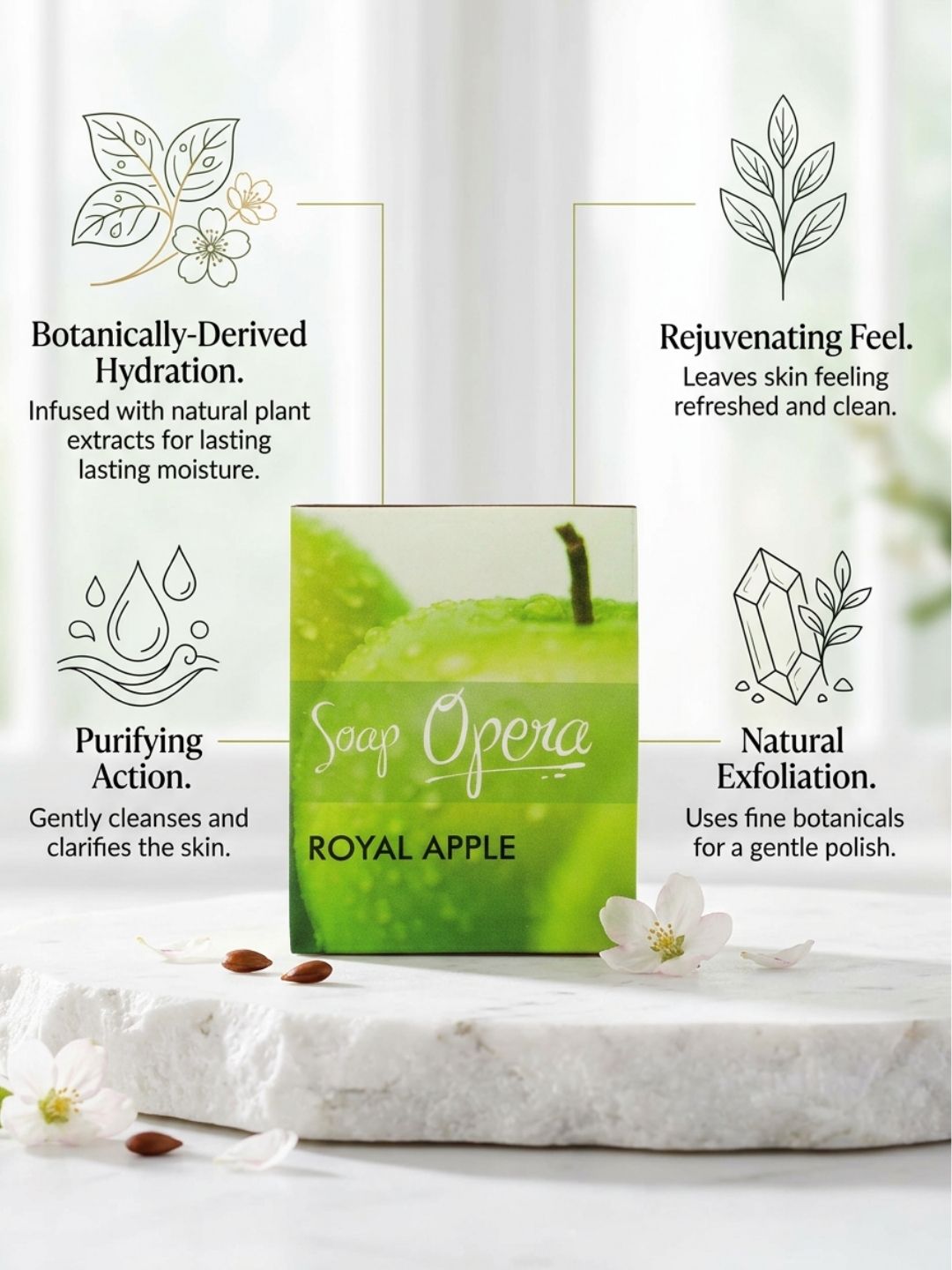 Soap Opera Spearmint Bathing Bar