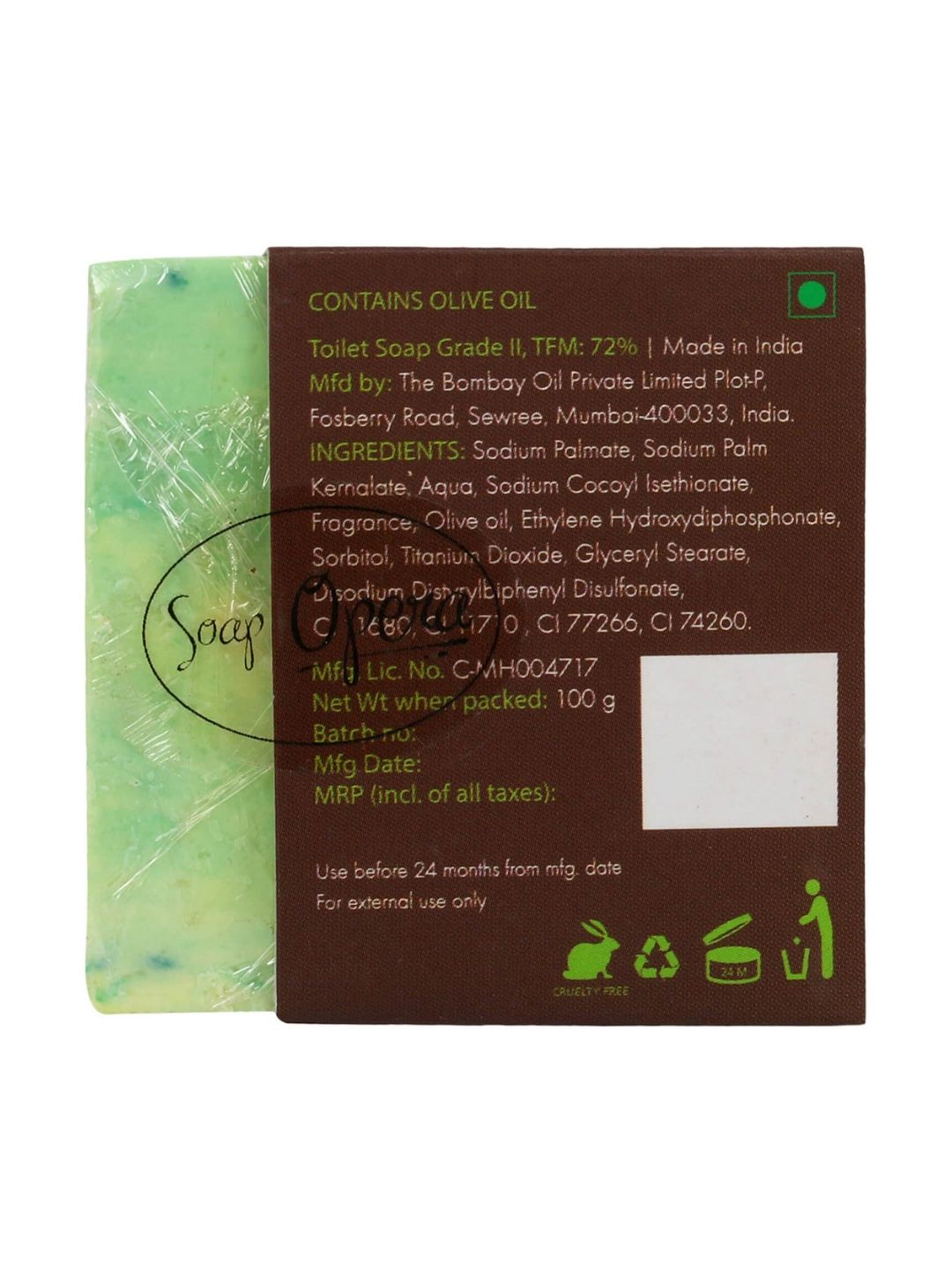 Soap Opera Spearmint Bathing Bar