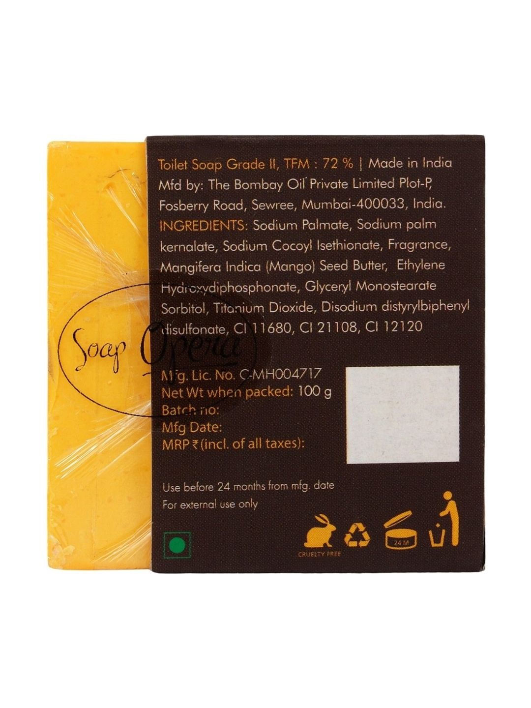Soap Opera Spearmint Bathing Bar