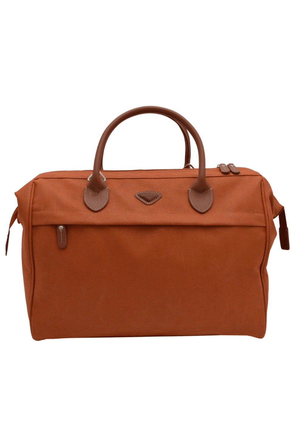 JUMP Uppsala Doctor Duffle Travel Bag-Terracota-Cabin-50 cms Polysuede Material with Leather Trimmings Carry-on Fashion Travel Bag for Men and Women