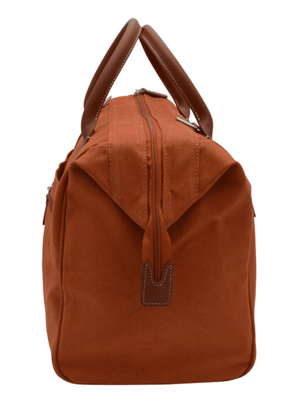 JUMP Uppsala Doctor Duffle Travel Bag-Terracota-Cabin-50 cms Polysuede Material with Leather Trimmings Carry-on Fashion Travel Bag for Men and Women