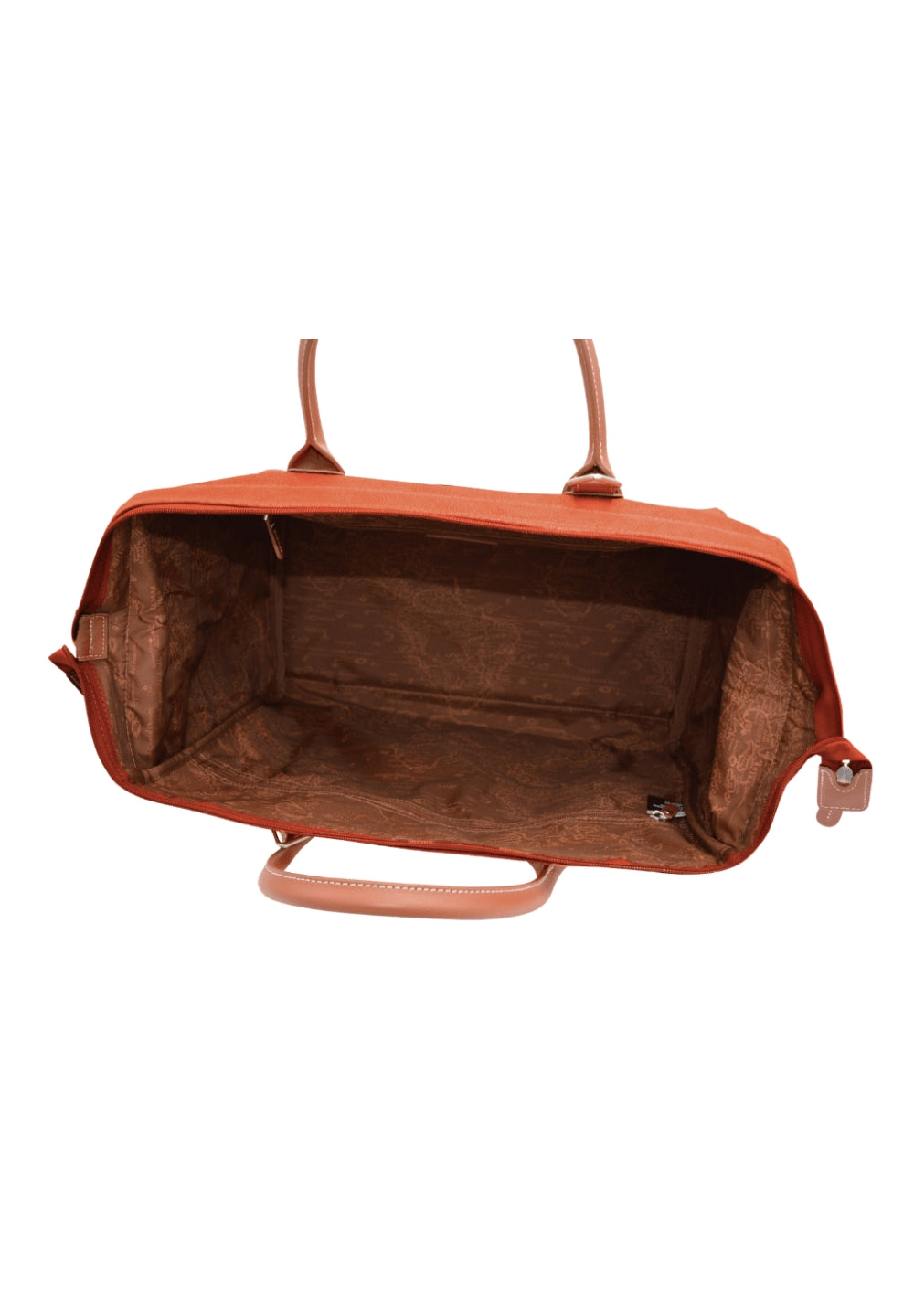 JUMP Uppsala Doctor Duffle Travel Bag-Terracota-Cabin-50 cms Polysuede Material with Leather Trimmings Carry-on Fashion Travel Bag for Men and Women