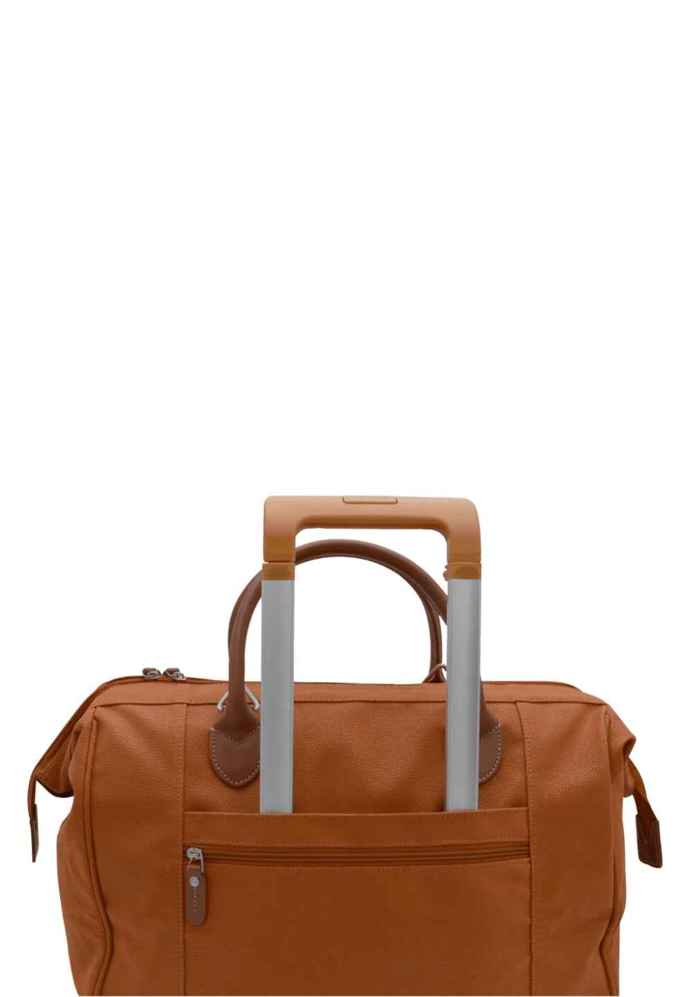 JUMP Uppsala Doctor Duffle Travel Bag-Terracota-Cabin-50 cms Polysuede Material with Leather Trimmings Carry-on Fashion Travel Bag for Men and Women