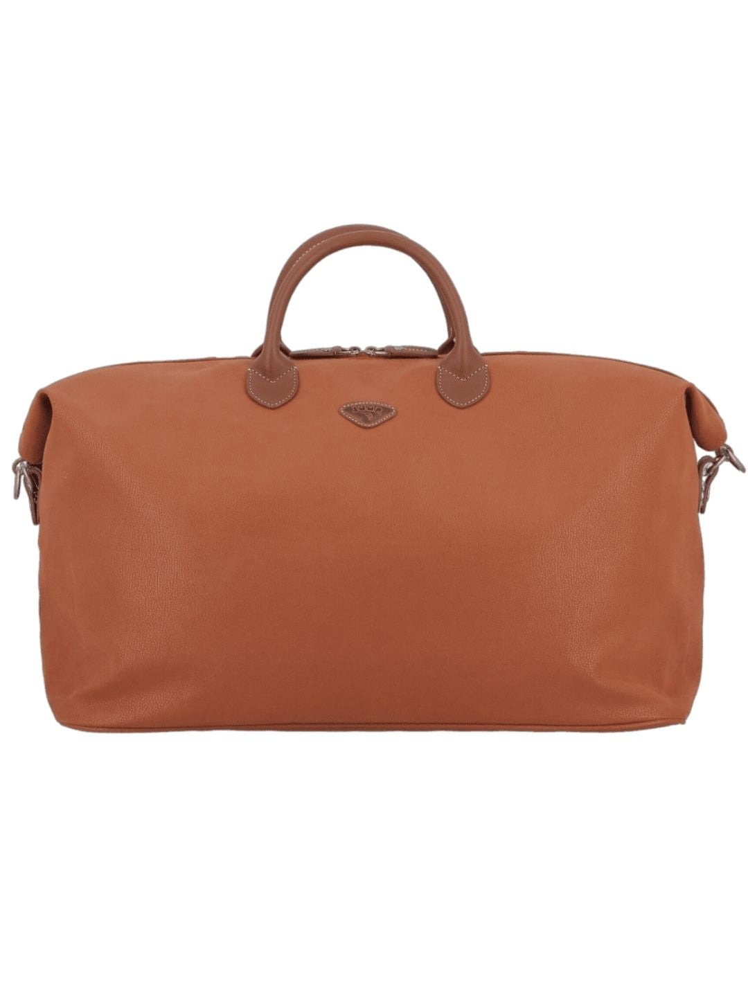 JUMP Uppsala Weekend Travel Duffle Bag-Terracota-Cabin-50 cms Polysuede Material with Leather Trimmings Light Weight Fashion Travel Bag for Men and Women
