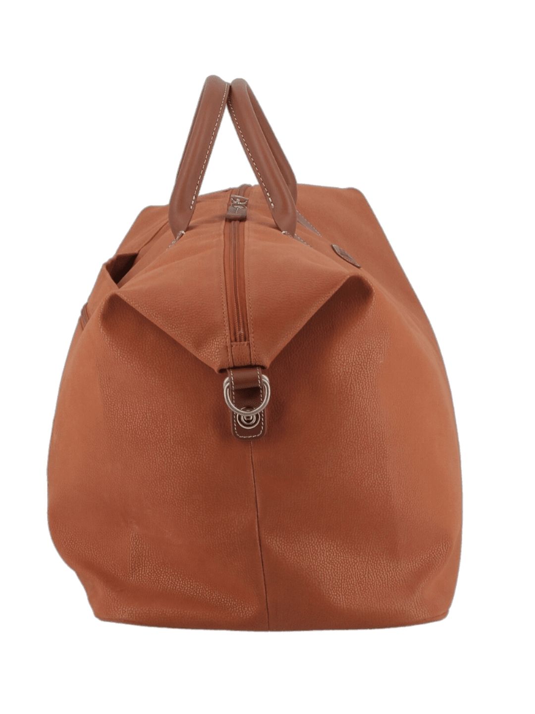 JUMP Uppsala Weekend Travel Duffle Bag-Terracota-Cabin-50 cms Polysuede Material with Leather Trimmings Light Weight Fashion Travel Bag for Men and Women
