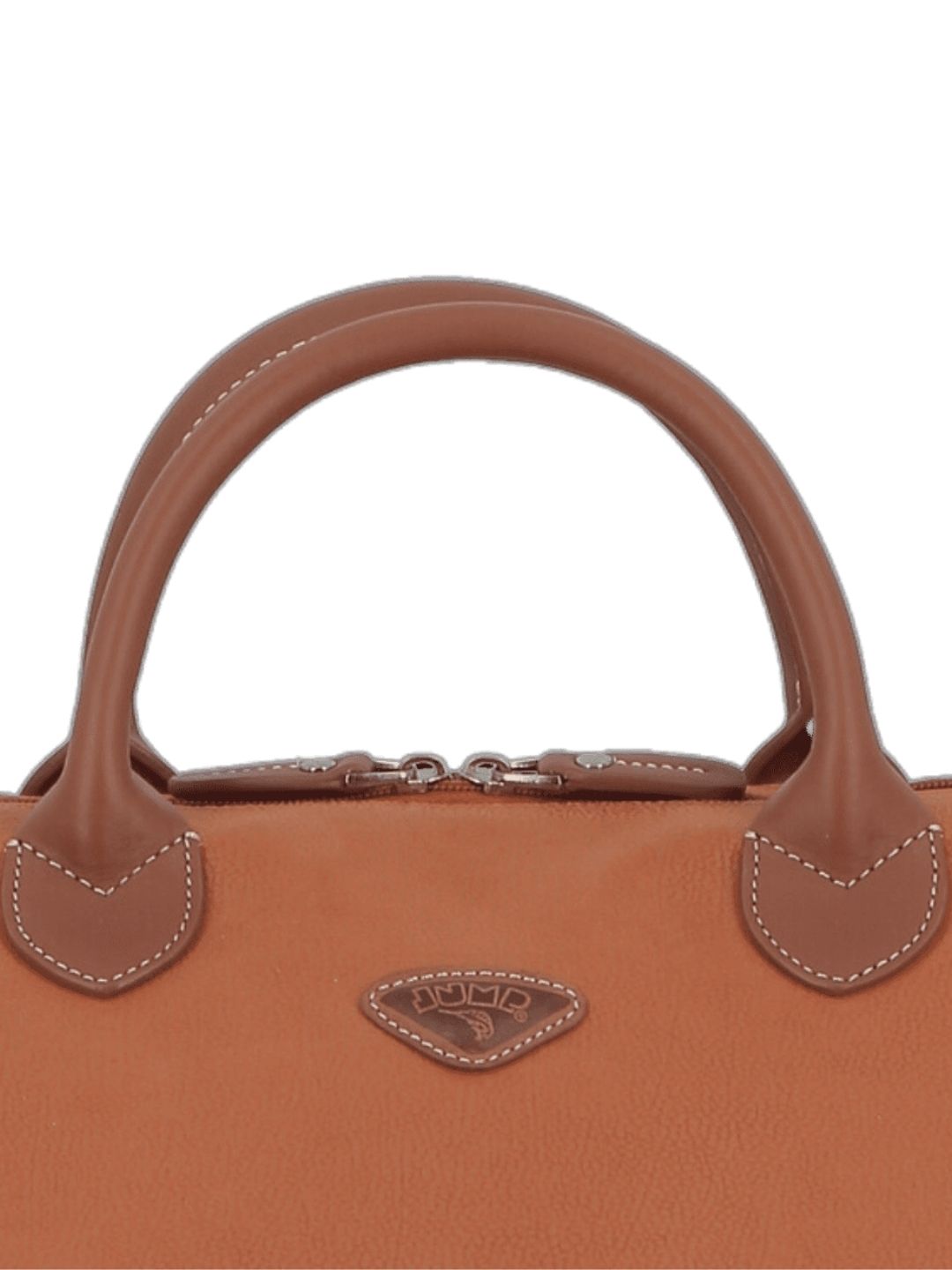 JUMP Uppsala Weekend Travel Duffle Bag-Terracota-Cabin-50 cms Polysuede Material with Leather Trimmings Light Weight Fashion Travel Bag for Men and Women