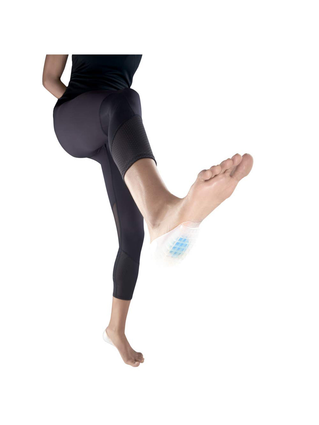 Vissco Heel Cushion with Blue Spot Foot Support - Blue