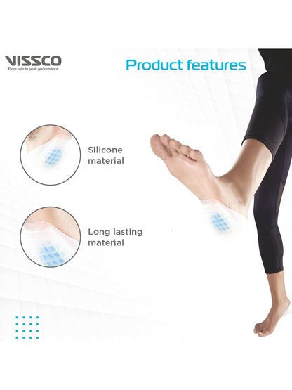 Vissco Heel Cushion with Blue Spot Foot Support - Blue