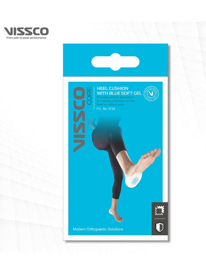 Vissco Heel Cushion with Blue Spot Foot Support - Blue