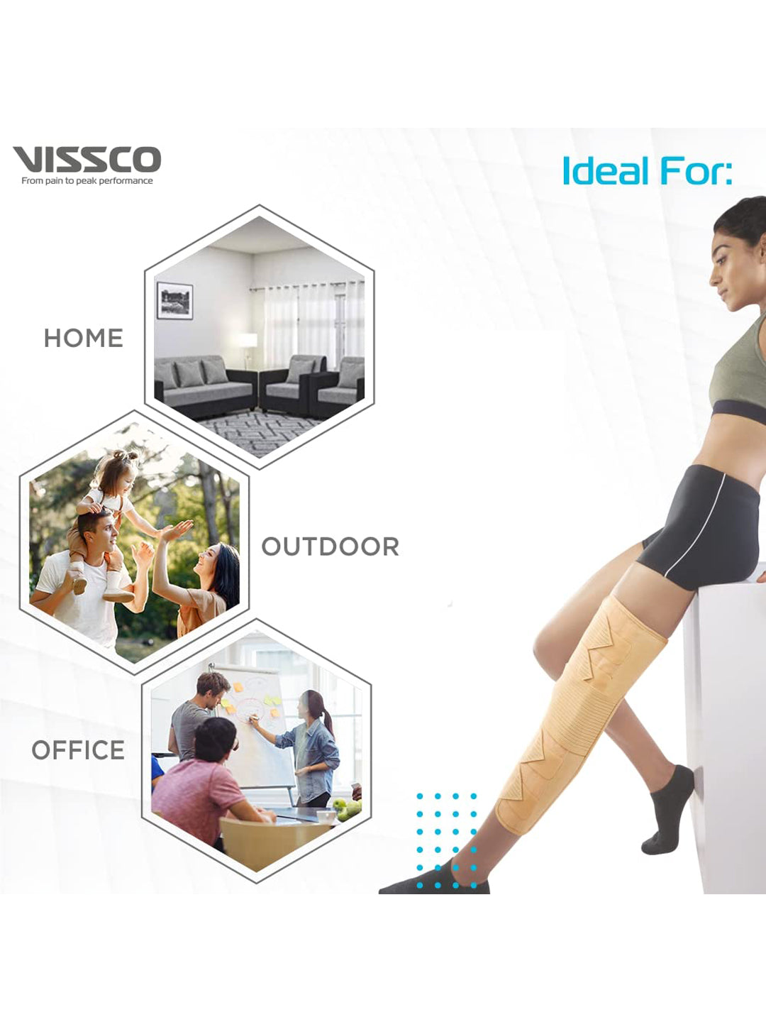 Vissco Knee Brace Long Type L