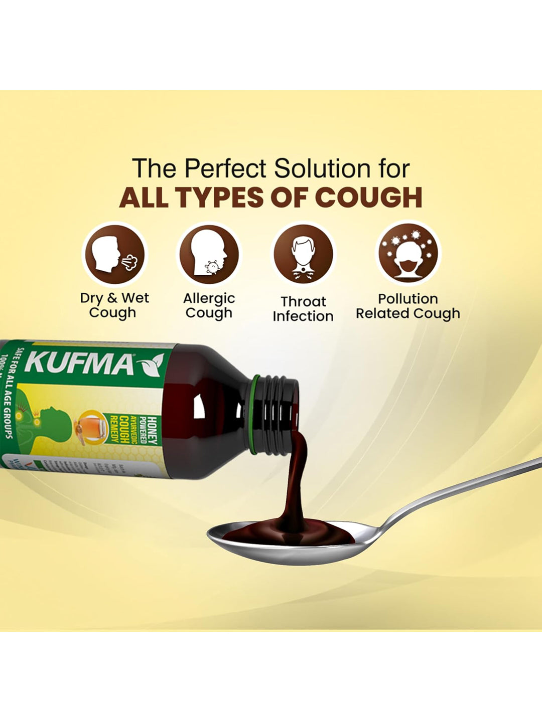 Wings Pharma Kufma Natural Ayurvedic Syrup 100ml