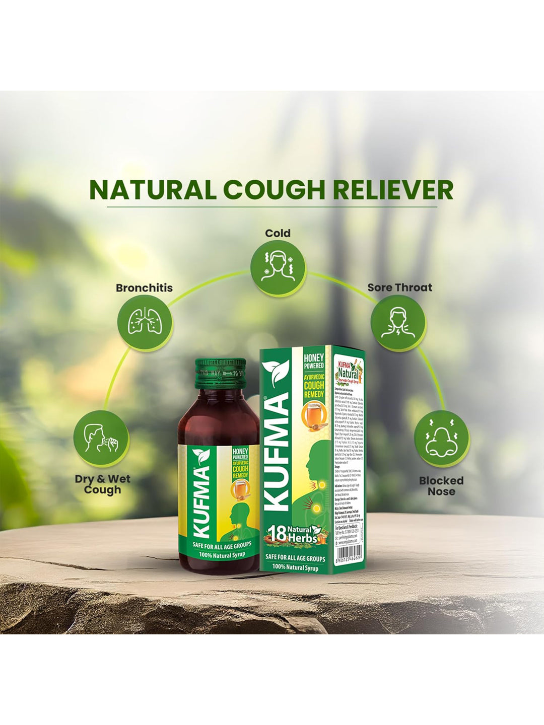 Wings Pharma Kufma Natural Ayurvedic Syrup 100ml
